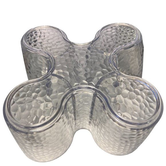 🌸6/$20🌸Flower shaped Acrylic Makeup Organizer with 5 slots - Picture 2 of 6